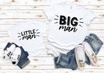 Lade das Bild in den Galerie-Viewer, Familienoutfit Shirt Big Man shirt Little Man T-Shirt Outfit für die Familie
