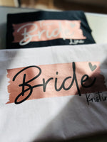 Lade das Bild in den Galerie-Viewer, JGA Shirt Junggesellinnen Abschied Feie Braut &amp; Team Braut T-Shirts für Junggesellinnen abschied, Bachelorette Party, Bride, Hochzeit
