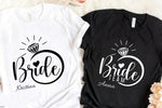 Lade das Bild in den Galerie-Viewer, Personalisiertes Junggesellenabschieds Shirt | T-Shirts für Brautjungfern | Braut und Brautteam Outfit | JGA Geschenk | Braut Geschenk |
