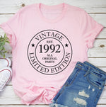 Lade das Bild in den Galerie-Viewer, 1992 shirt vintage Geburtstagsshirt, Geburtstagstrip-Shirt Geburtstagsgeschenk 31. Geburtstag
