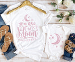 Lade das Bild in den Galerie-Viewer, You are my moon and stars Shirts, Mama und Kind Shirt, Familienoutfit Mama Mini Outfit für die Familie, Matching Family Shirts,
