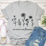 Lade das Bild in den Galerie-Viewer, Kein Regen keine Blumen Sweater, Kein Regen keine Blumen Shirt, Blume T-shirt, Damen Shirts, Frauen Pullover,
