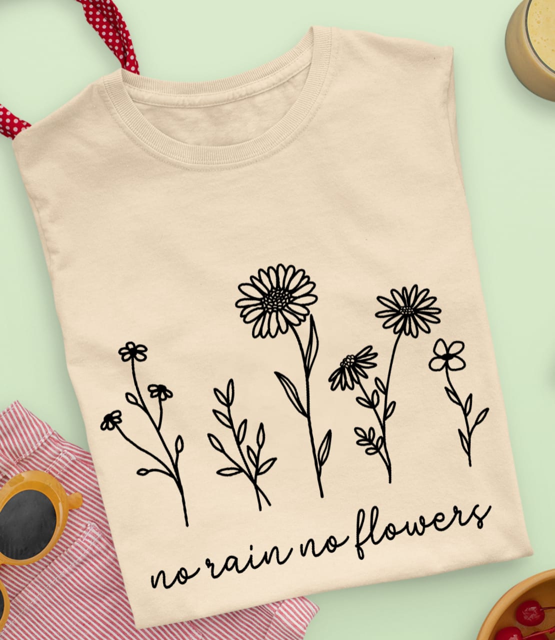 Kein Regen keine Blumen Sweater, Kein Regen keine Blumen Shirt, Blume T-shirt, Damen Shirts, Frauen Pullover,