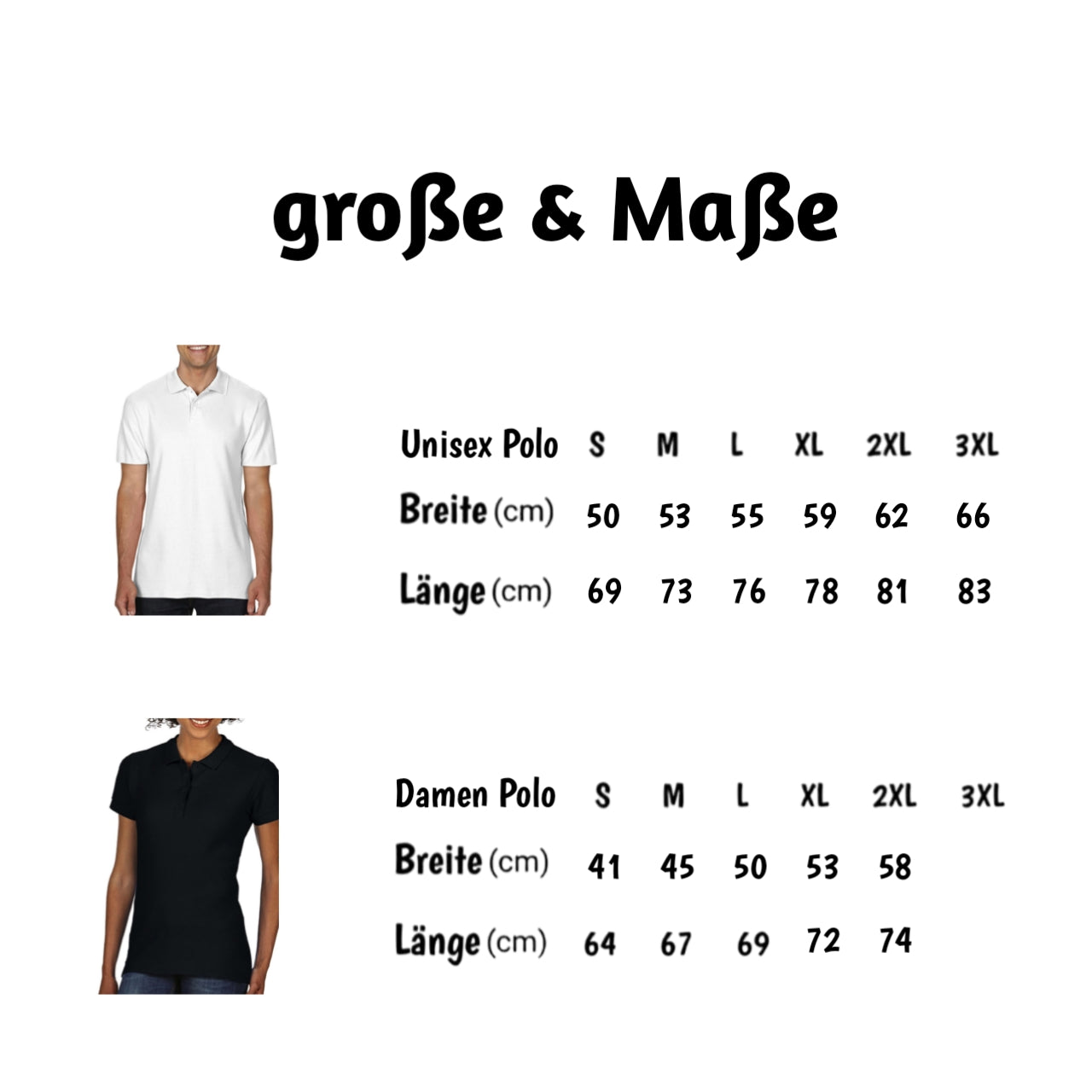 Firmen Outfits, Ein personalisiertes Polo mit dem gewünschten Logo oder Text.