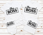 Lade das Bild in den Galerie-Viewer, Familienoutfit Shirt The Boss the real Boss Outfit für die Familie
