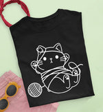 Load image into Gallery viewer, Damen T Shirt Katze Casual Wochenende Katze Tier Farbe T Shirt Kurzarm Bedruckt Rundhalsausschnitt
