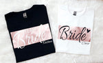 Load image into Gallery viewer, JGA Shirt Junggesellinnen Abschied Feier, Braut &amp; Team Braut T-Shirts für Junggesellinnen abschied, Bachelorette Party, Bride, Hochzeit
