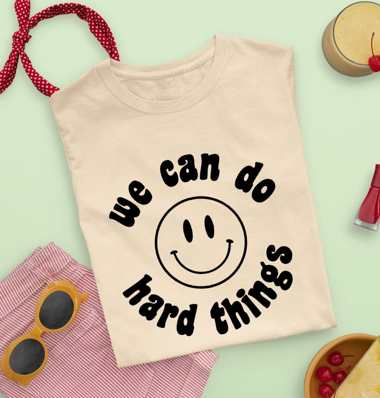 We can do hard things T-shirt , Sommer shirt , Frauen T-shirt, Frauen Kleidung