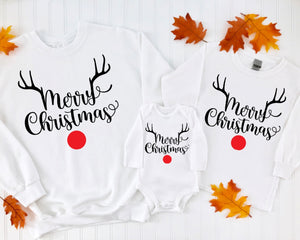 Frohe Weihnachten Sweatshirt, Weihnachten Familie Pullover, Weihnachten Hoodie, Urlaub Sweatshirt, Weihnachtsgeschenk, Familienoutfit